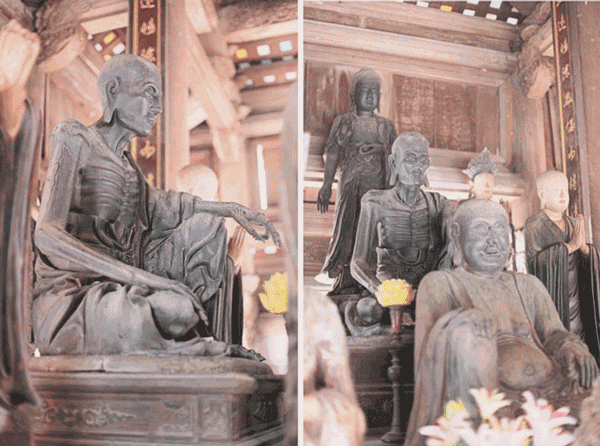 Cách bố trí tượng ban Tam Bảo trong chùa