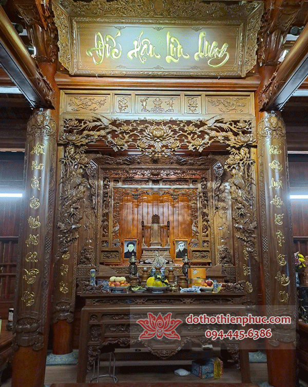 Không gian thờ gia tiên truyền thống