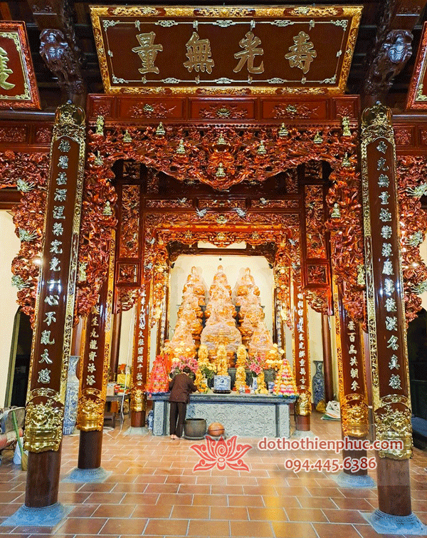 Không Gian Thờ Phật Trong Chùa