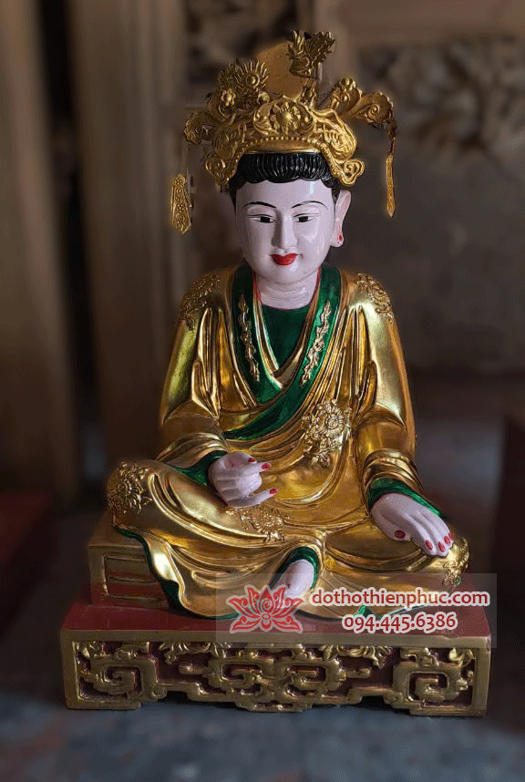 Tượng mẫu đệ nhị gỗ mít