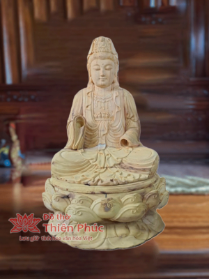 Tượng Quan Âm Bồ Tát Gỗ Mít